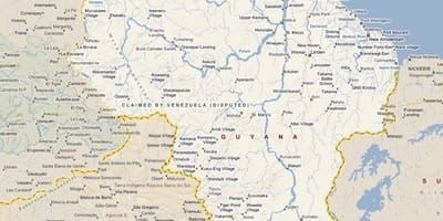 Ramani ya barabara Guyana