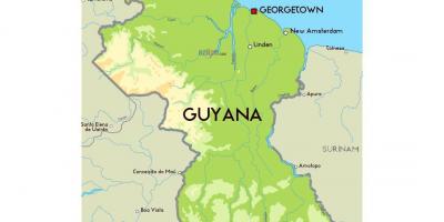 Ramani ya Guyana